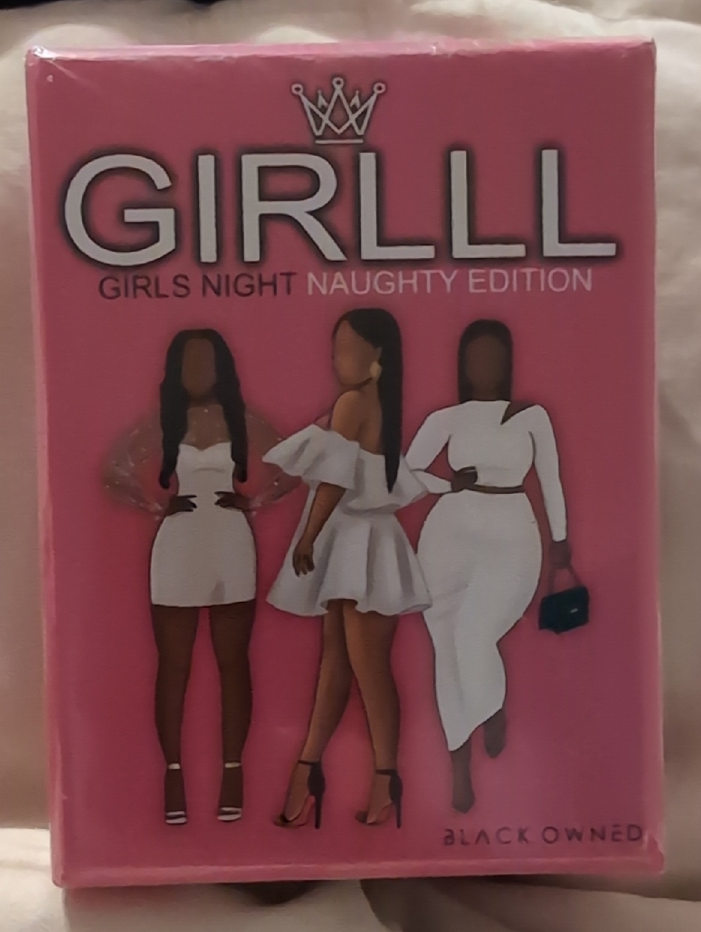 GIRLLL Girls Night Naughty Edition Card Game - Pink